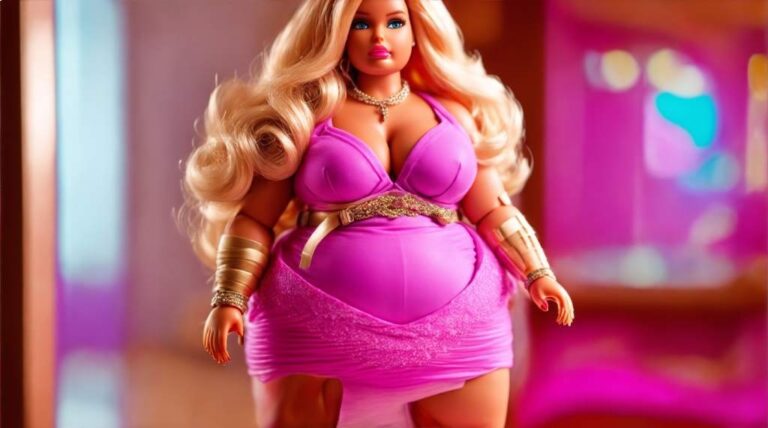 Profissões da Boneca Barbie - Barbie obesa obese barbie - Image Copyright: contato@agideia.com.br