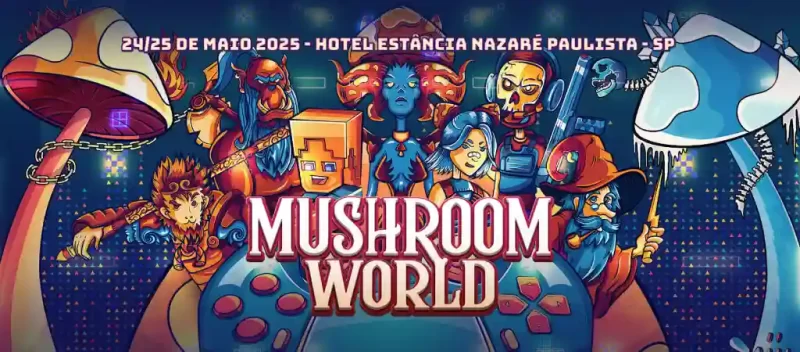 Mushroom world festival dos games - Mushroom World Festival dos Games - Psy Brasil - Image Copyright: contato@agideia.com.br