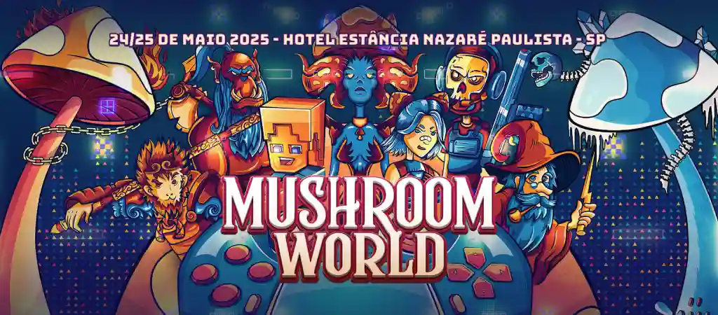 Mushroom world festival dos games - Mushroom World Festival dos Games - Psy Brasil - Image Copyright: contato@agideia.com.br